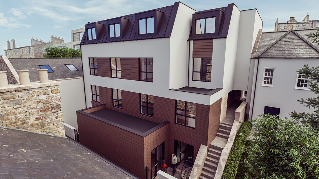 11-13 York Lane, Edinburgh rear view