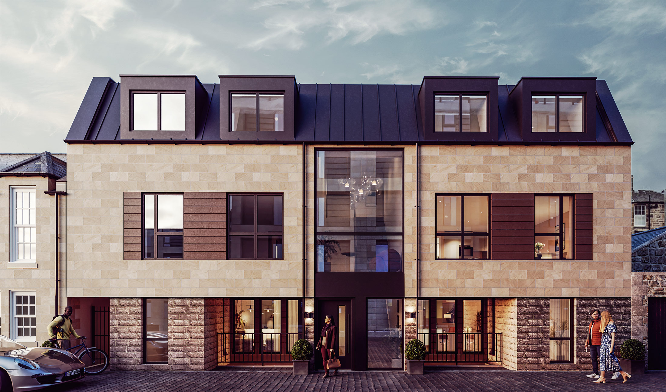 11-13 York Lane, Edinburgh, elevation view