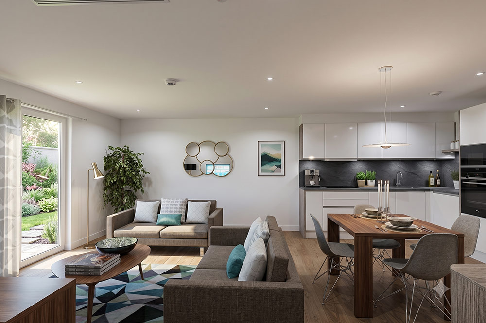 South Gayfield Lane, Edinburgh 3d visual of the interior