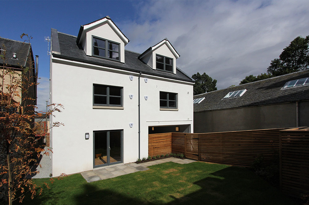South Gayfield Lane, Edinburgh garden view